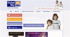 Desktop Screenshot of capareaunitedway.org